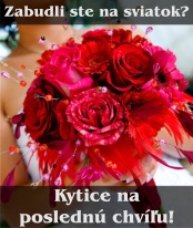 Zabudli ste na sviatok? Kytice na poslednú chvíľu!